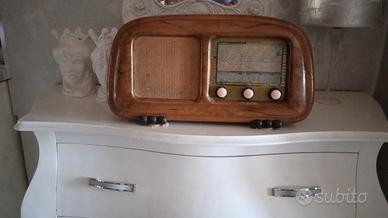 RADIO ANNI 40 A VALVOLE FUNZIONANTE