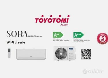 Condizionatore Toyotomi 9000btu con installazione