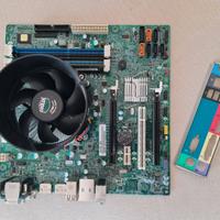 SCHEDA MADRE acer q77h2-am SOCKET 1155 + CPU