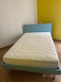 Letto una piazza e mezza con doghe