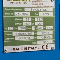 gruppo elettrogeno generatore 33kvA STAGE V