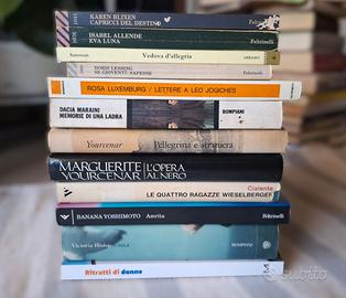Lotto letteratura e narrativa di grandi autrici
