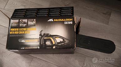 Motosega McCulloch CSE2040 usata solo una volta