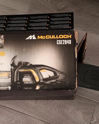 Motosega McCulloch CSE2040 usata solo una volta