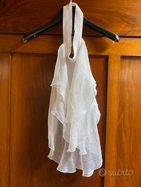 Jabot/ davantino/ colletto di seta. Nuovo