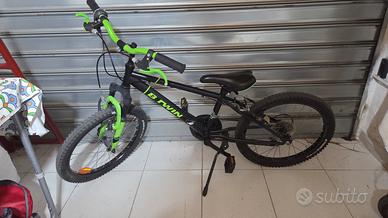 Bici Mountain Bike Btwin rockrider 20" bambino