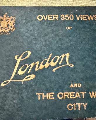 Libro fotografico su Londra- primi del 900