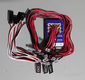 Centralina 12 Luci LED Modulo Luminoso Auto Rc