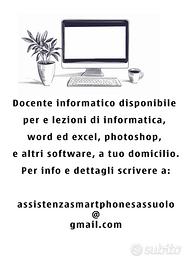 Docente in informatica lavoro e collaborazioni