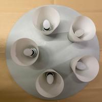 Lampadario grigio/argentato