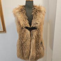 Gilet in pelliccia di volpe 