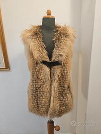 Gilet in pelliccia di volpe 