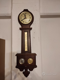 Orologio da muro con termometro e barometro