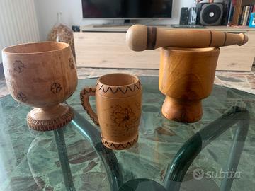 Lotto artigianale in legno