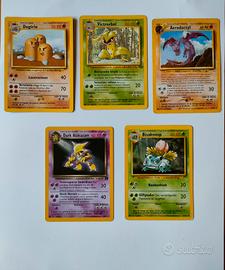 Carte Pokémon prima edizione e non