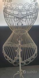 manichino ferro battuto vintage