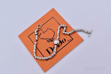Bracciale Dodo con pepita e granelli in argento