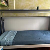 Letto a scomparsa + scrivania Clei mod. Cabrio-in