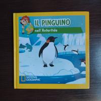 Il pinguino nell'Antartide 