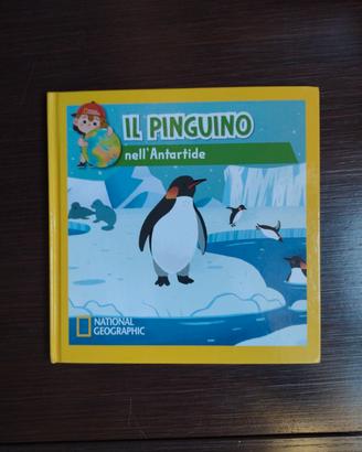 Il pinguino nell'Antartide 