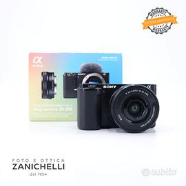 Sony ZV-E10 + 16-50 f 3.5-5.6 OSS  Usato (G140)