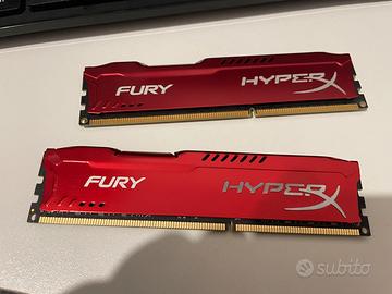 Ram ddr3 Kingston fury 4gb x2