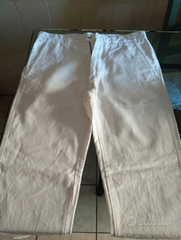 Pantaloni uomo bianco