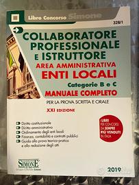 Libro COLLABORATORE PROFESSIONALE  enti loc. B e C