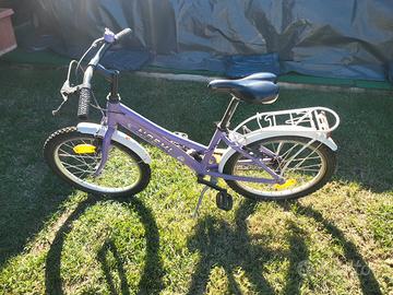 Bicicletta da bambina viola ruote 20"