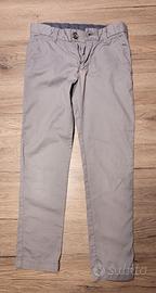 Pantaloni grigi bambino 7/8 anni