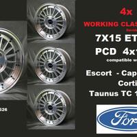 Cerchi SCOMPONIB 7X15 15 POLLICI FORD ESCORT CAPRI