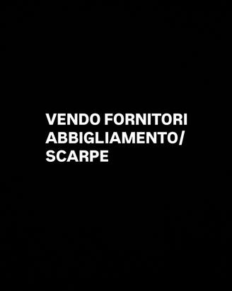 fornitori scarpe/vestiti