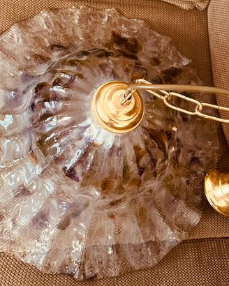 Lampada a sospensione in murano “la murrina”