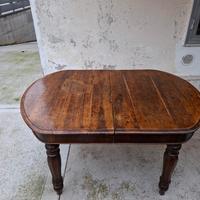 tavolo ovale antico in noce