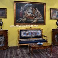 Coppia di servanti angoliere stile Napoleone III