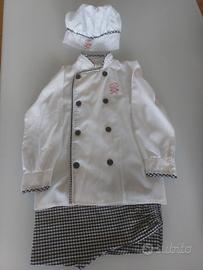 Vestito di carnevale bambino cuoco