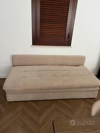 Divano/letto Maison du Monde beige-da riparare