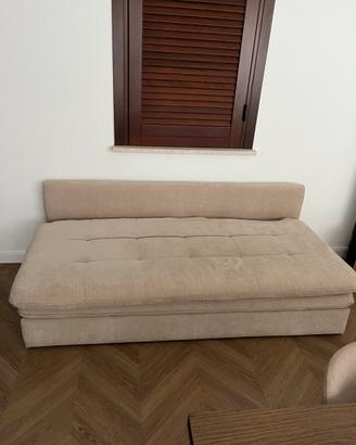 Divano/letto Maison du Monde beige-da riparare