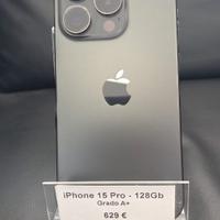 iPhone 15 Pro - 128Gb Titanio Nero