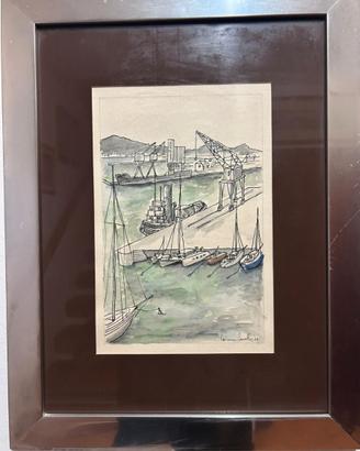 Cosimo Cannelles - Acquarello - Arte sarda