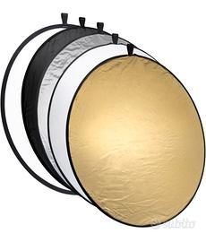 Riflettore pieghevole 5 in 1, 110 cm