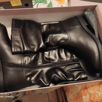 Stivali in pelle primo Piano