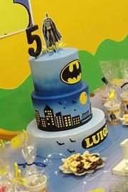 torta finta di Batman 