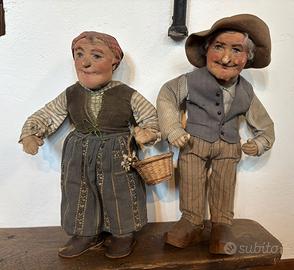 Coppia contadini Ravca (Usa). Anni 30/40