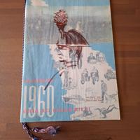RARO CALENDARIO STORICO DEI CARABINIERI anno 1960