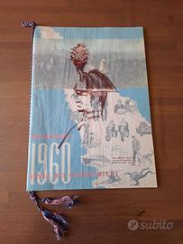 RARO CALENDARIO STORICO DEI CARABINIERI anno 1960