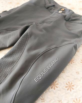 Pantaloni equitazione Equus Brand XS Grigio scuro