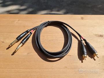 Cavo audio professionale Jack RCA 50pz