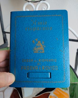 salvadanaio a libro della banca 