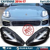FARI LED Per Porsche Cayenne 2 2014 -17 OMOLOGATI